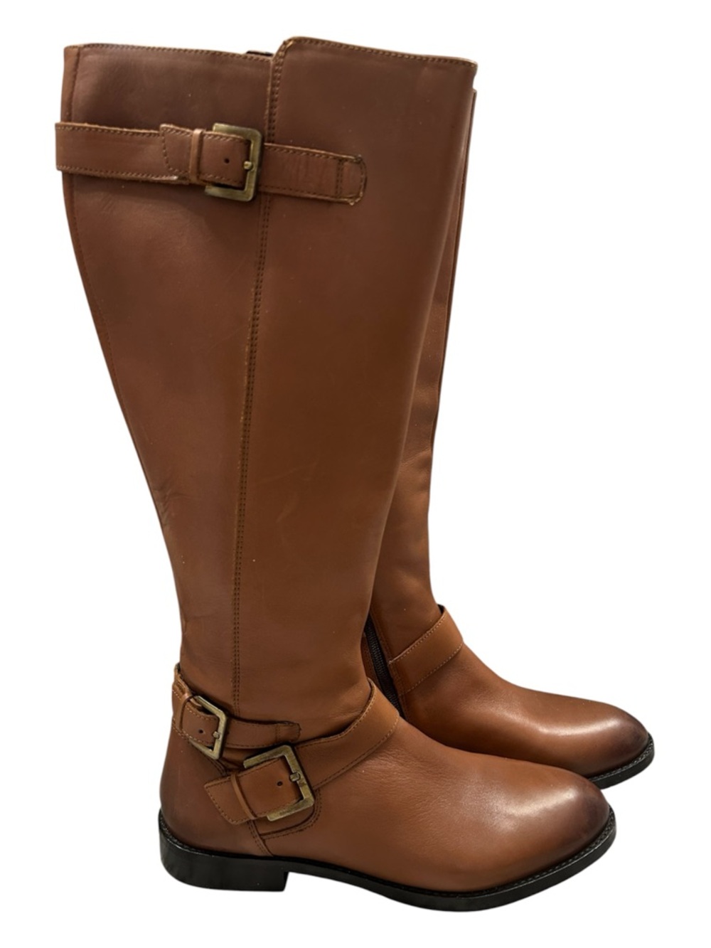 Sam Edelman Brown Moore leather riding boots Size 8.5